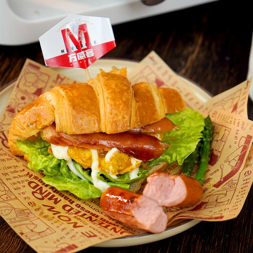 【分仓直发包邮】万威客组合1230g（精选培根120g*3+精选切片火腿(原味)150g*3+脆皮热狗肠(原味)300g*1+口口香脆皮肠(原味)120g*1） 商品图2