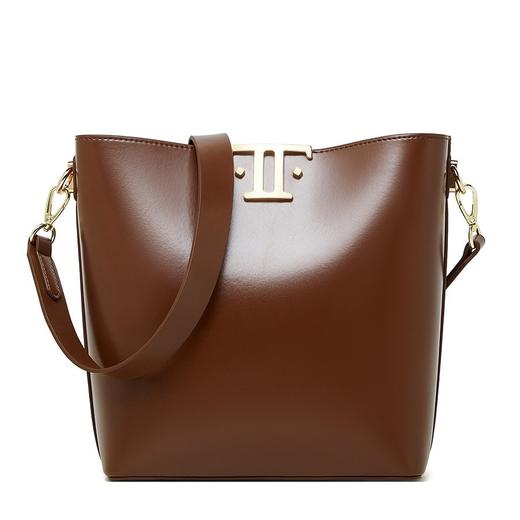 【预售3天】通勤百搭水桶包腋下女包大容量复古单肩包D2819 商品图4