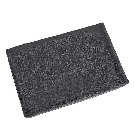 美都袋鼠/MDKANGROO 牛皮休闲男士便携黑色手拿包夹包MDYB701-A 商品图3