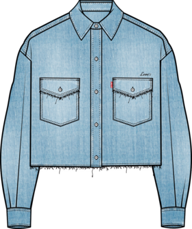 LEVIS女牛仔衬衫001BQ0001