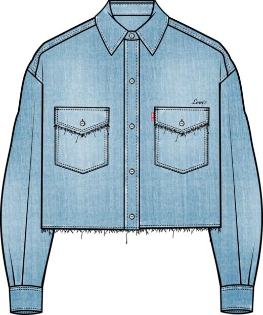 LEVIS女牛仔衬衫001BQ0001 商品图0