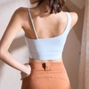 【限时秒】YOGACODE【火树银花系列】性感美背内衣带胸垫斜肩吊带背心女普拉提运动文胸DWC115410 商品缩略图1