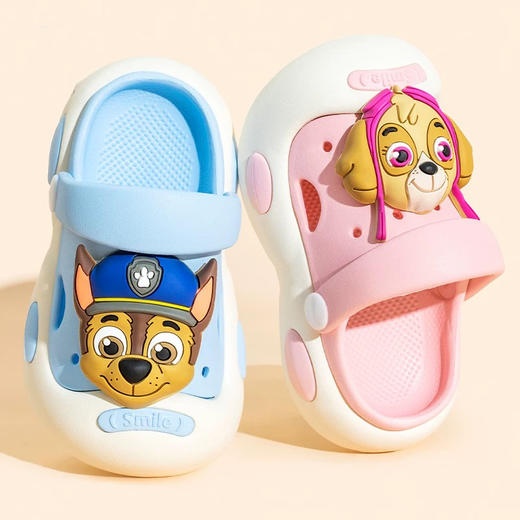 【150-170码】汪汪队儿童拖鞋夏季男童室内防滑小童家居鞋女童洞洞鞋沙滩鞋【WG4315】 商品图0