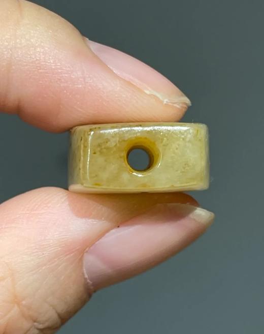 糖沁籽料白玉雕福壽纹扁形勒子，顺丰包邮 商品图6