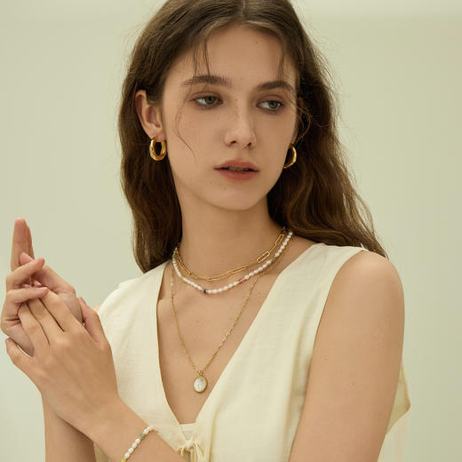 ARSIS｜秘密花园系列 撞色米珠串珠项链 商品图4