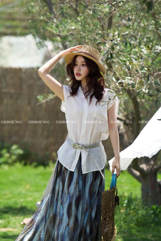 【门店同款】ENJOY夏季“后花园”衬衫领上衣 162593152 商品图0