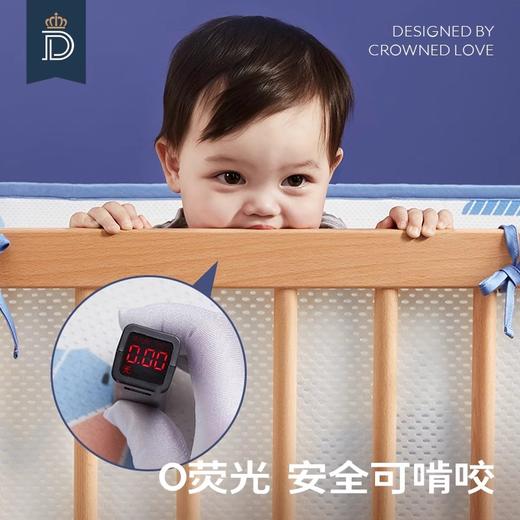 蒂爱婴儿床床围床品拼接挡布透气新生防撞加高棉床上用品套件四季 商品图4