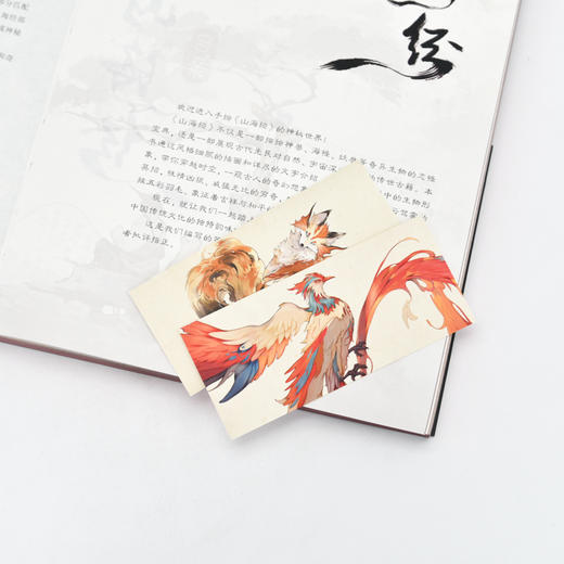 国韵山海神兽图鉴  山海经插画画集画册 原著译文注释注音 国风水墨风画集 商品图4