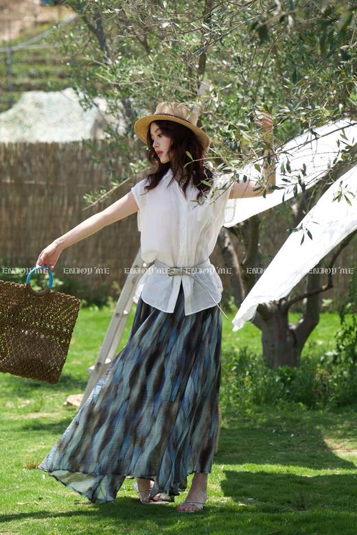 【门店同款】ENJOY夏季“后花园”衬衫领上衣 162593152 商品图1