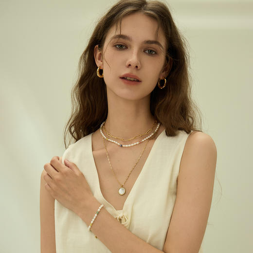 ARSIS｜秘密花园系列 撞色米珠串珠项链 商品图1