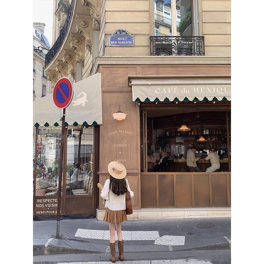 金蘑菇菇 capelongue普罗旺斯 / 法式刺绣上衣+麂皮半裙 商品图2