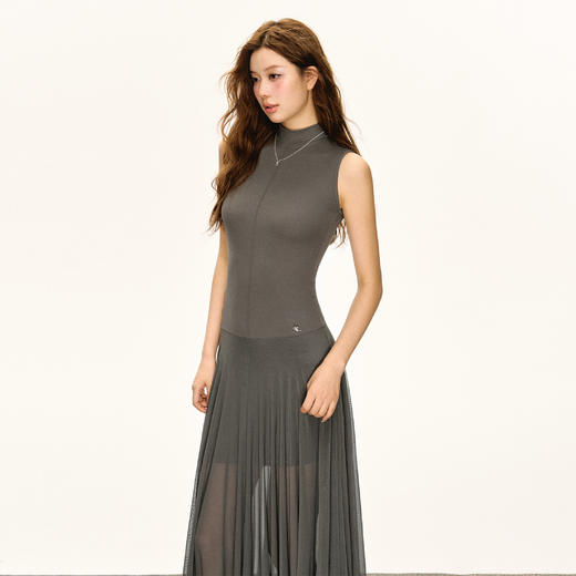 Ariseism 美式复古设计感无袖连衣裙女2025夏季新款裙子 商品图1