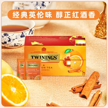 川宁柑桔肉桂花草茶25袋*2g 水果茶袋泡茶 办公室下午茶 商品图4