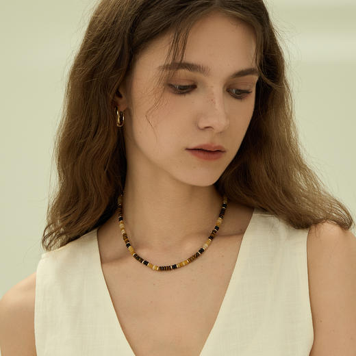 ARSIS｜秘密花园系列 虎眼财运串珠项链 商品图2