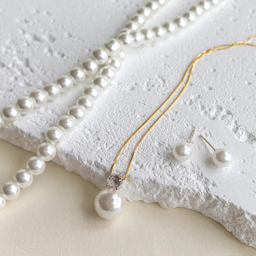 【珍珠项链*2+耳钉】BAOFANDI宝梵迪  新款珍珠项链礼盒三件套【礼袋+礼盒+保养卡+证书】 商品图5