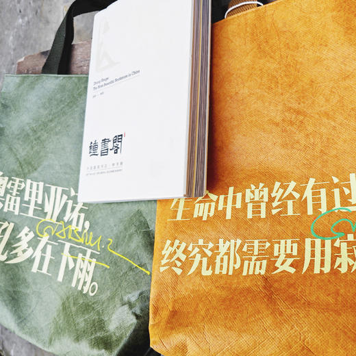 钟书阁马尔克斯百年孤独金句杜邦纸包揉纹纸包质感文学收纳出行单肩包 商品图3