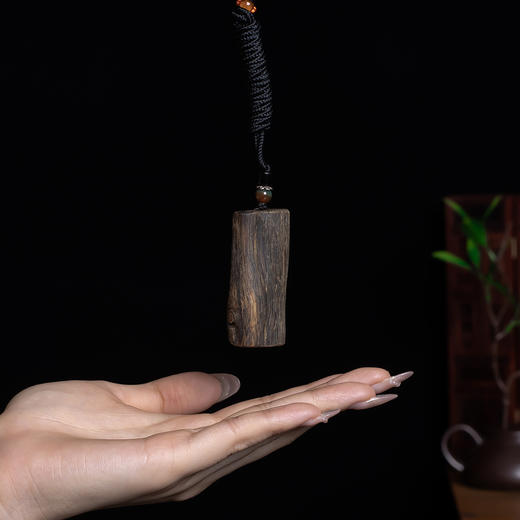 XY0381天然沉香随切平安无事牌 商品图8