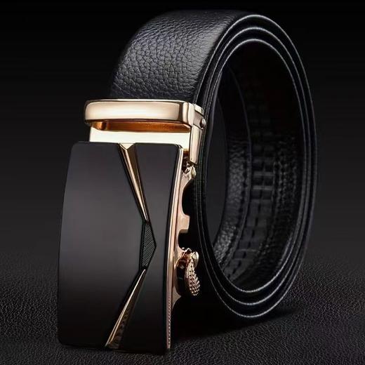 【父亲节好物！男士商务风范腰带】皮带男士自动扣合金商务休闲腰带青中年百搭裤带。ry 商品图1