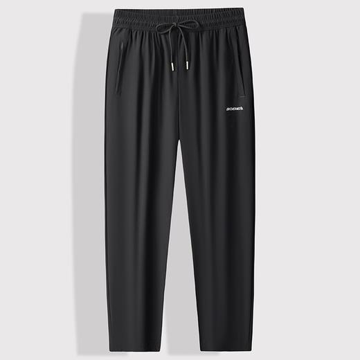 【冰丝裤】【DK】大依优型大码冰丝弹力直筒休闲裤加大宽松运动长裤肥佬胖子男士 商品图1