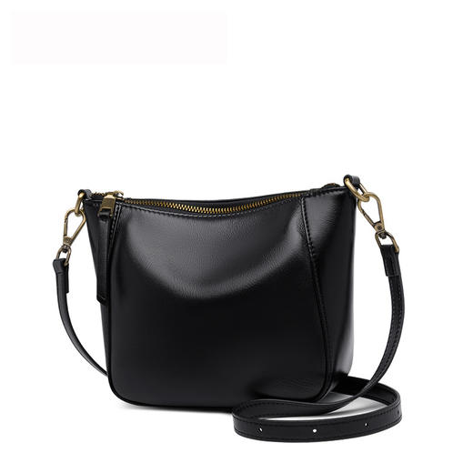 【预售3天】单肩包女2025新款油蜡皮女士包包简约休闲手提斜挎包SC1957 商品图3