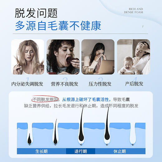 Bioblas德国进口防掉脱发洗发水控油蓬松生增长发密男女正品牌官方旗舰店 商品图2
