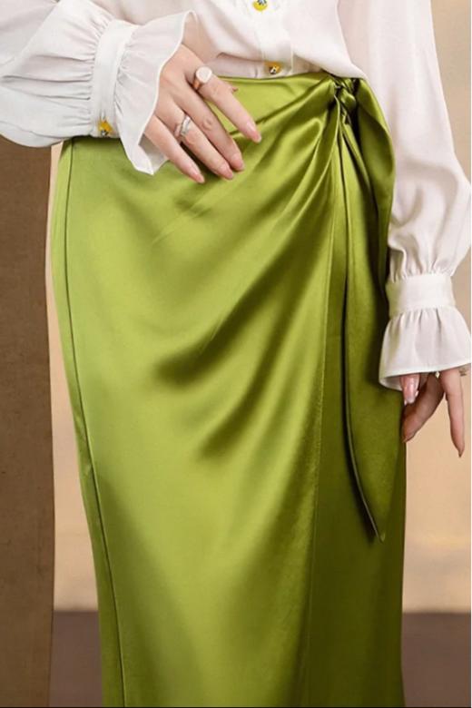 ELLA JADE 醋酸系带半身裙 20328 商品图3