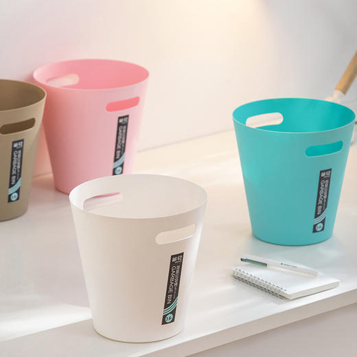 CHAHUA茶花垃圾桶无盖废纸篓+150只垃圾袋加厚45*55cm1526+3215P 商品图4