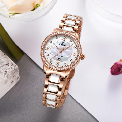 V5635-0128L依波EBOHR  蝶恋花系列女士女生礼物时尚学生手表石英女表正品5635  (没电) 商品图1