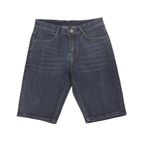 半身缘男裤 夏季后贴烫胶棉感舒适透气牛仔短裤252301B70103785