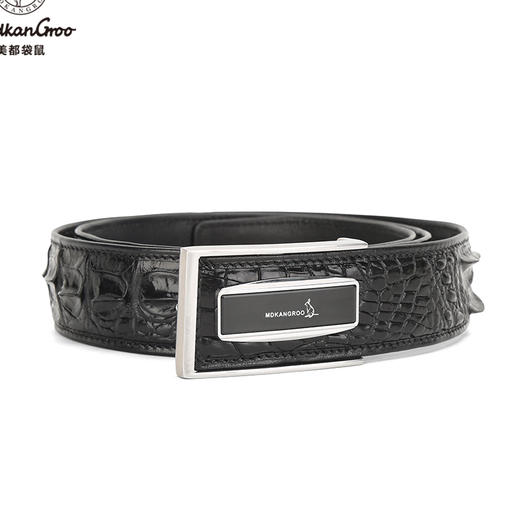 美都袋鼠/MDKANGROO 鳄鱼骨皮男士皮带礼盒装MDE35AM320-BA-M5 商品图1