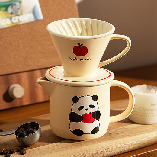 摩登主妇mototo陶瓷咖啡壶套装咖啡分享壶聪明杯滤杯结婚新婚礼物 商品图2