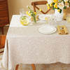 亚麻暗纹桌布茶几餐桌轻奢棉高级感长方形氛围感法式复古结婚定制 商品缩略图3