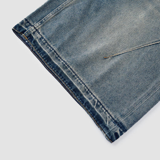 森马牛仔裤女遮胯显瘦宽松复古潮夏季2025新款凉感百慕大短裤时尚 商品图3