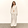 Ariseism 美式复古白色上衣休闲长裤套装女两件套 商品缩略图2