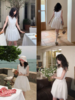 浮生八记/25B072/无袖方领公主感花边下摆连衣裙 商品缩略图3