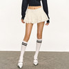 Ariseism 美式复古设计感白色半身裙女2025夏季新款短裙子 商品缩略图2