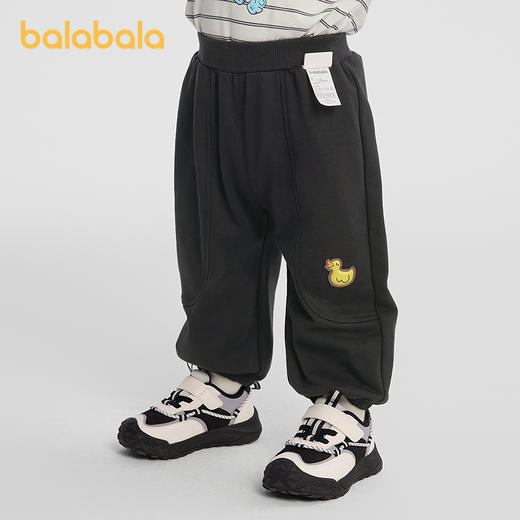 巴拉巴拉童装儿童长裤宝宝束脚裤子男童女童休闲裤宽松2025秋新款 商品图2
