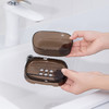 茶花 肥皂盒香皂盒带盖创意沥水免打孔 浴室洗衣皂盒皂架 1只250002 商品缩略图4