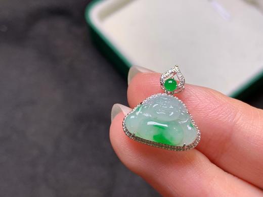 佛公翡翠吊坠 商品图2