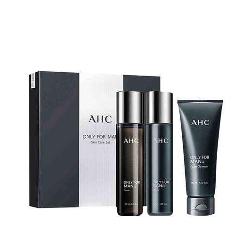 AHC爱和纯男士平衡舒缓套装（洁面140ml+水120ml+乳120ml） 商品图3