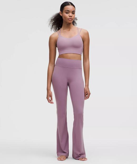 神仙姐姐同款！lululemon Groove Nulu高腰微喇叭裤 烟熏玫瑰色 商品图1