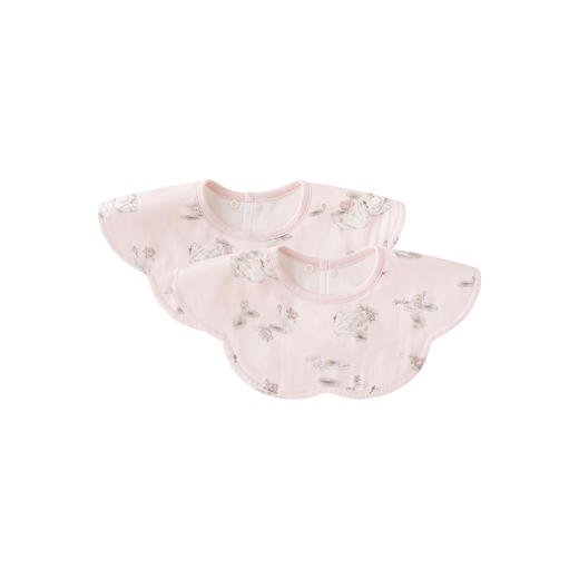 【商场同款】英氏婴儿口水巾赛柔丝7A抗菌围脖新生儿口水肩两件装 商品图4