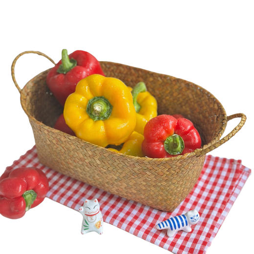 【京东包邮】清脆爽口 低卡轻体 | 水果彩椒/黄红彩椒 新鲜蔬菜 生食沙拉炒菜烤串甜椒汉堡 怎么都好吃 3斤/4.5斤 商品图3