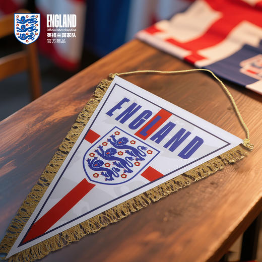 【官方正版】英格兰国 家队 | 三角队旗双面队徽款球迷周边 商品图1