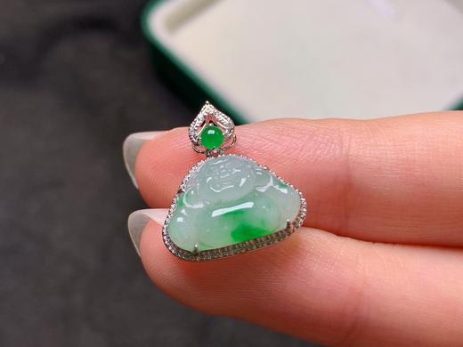 佛公翡翠吊坠 商品图0