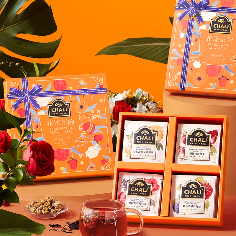 【女神礼盒】CHALI茶里花漾茶韵盒装62.5g