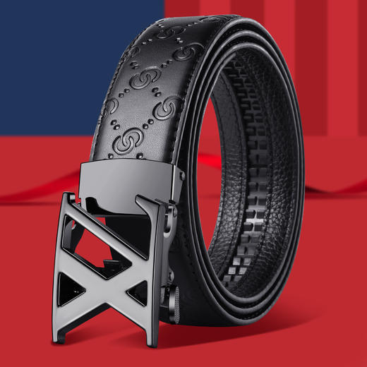 【每个男人都需要一条好皮带】保罗皮带男士字母腰带直播自动扣商务休闲时尚裤带。ry 商品图5