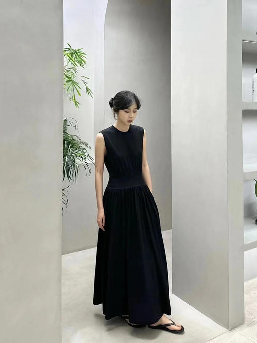 【高品质私服】【TT棉质A字收腰无袖连衣裙】柔软细腻，透气吸汗，垂坠感强G1318-CC【无标出货 介意慎拍】 商品图5