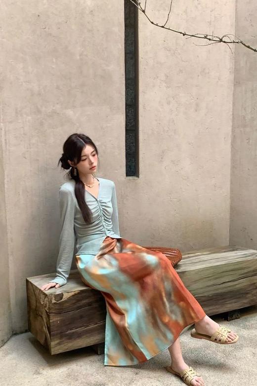 ANSUABEL 夏日多巴胺印花半裙 20322 商品图2