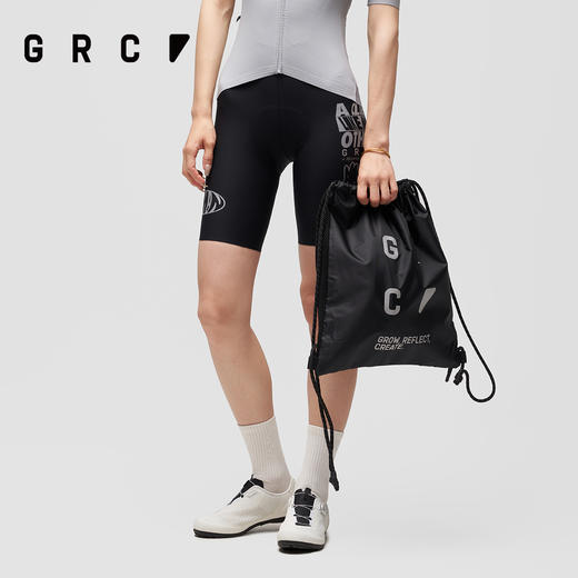 GRC桀骜无尽新款男女反光抽绳耐磨防水双肩束口包收纳运动背包 商品图3